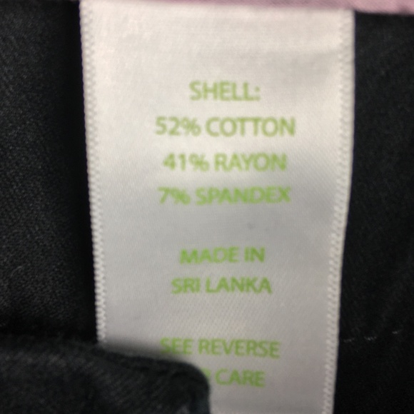 Lilly Pulitzer black stretch capri pants 8 - Picture 11 of 11